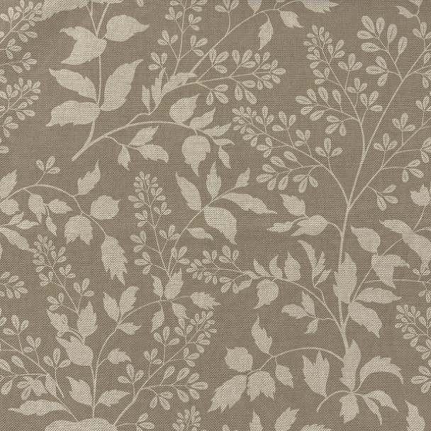 Kanvas med blader- beige