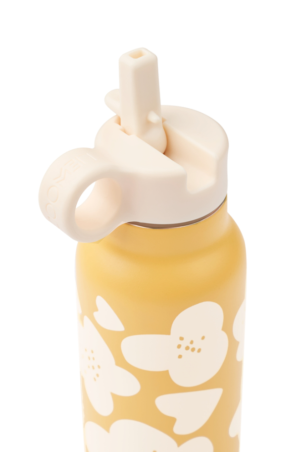 Falk Drikkeflaske 350 ml - Flower/Lemon Yellow - Image 2