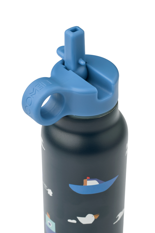 Falk Drikkeflaske 350 ml - Sailing/Classic Navy - Image 2