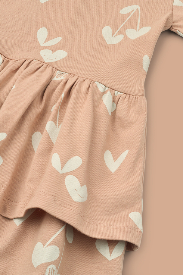 Mindy LS Dress - Sweethearts/Pale Tuscany - Image 3