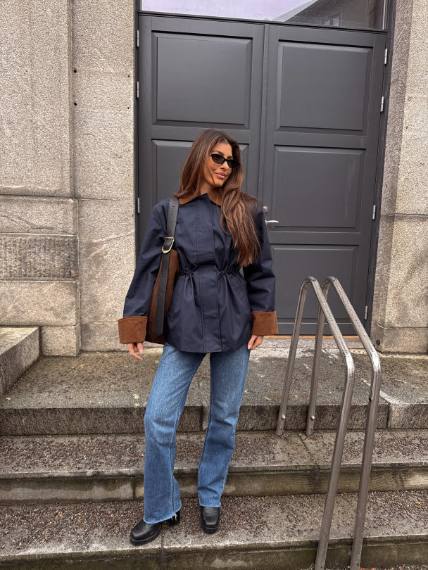 Anca Parka Jacket - Navy Blazer - Image 3