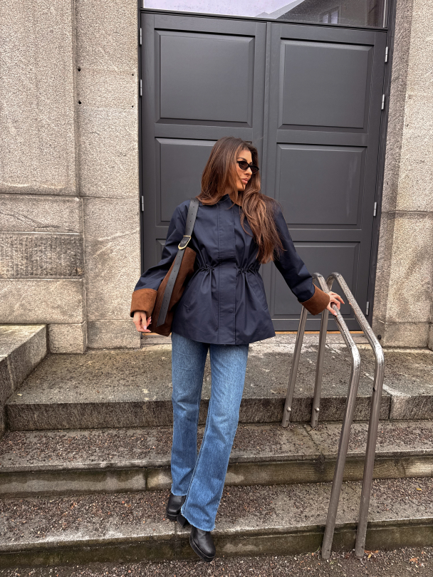 Anca Parka Jacket - Navy Blazer - Image 5