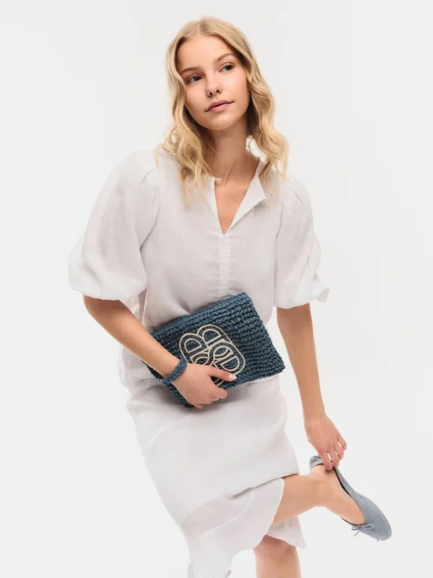 Mim Straw Clutch - Image 3