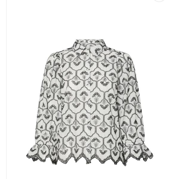 Mulla 3/4 Shirt - Star White/Black Trea