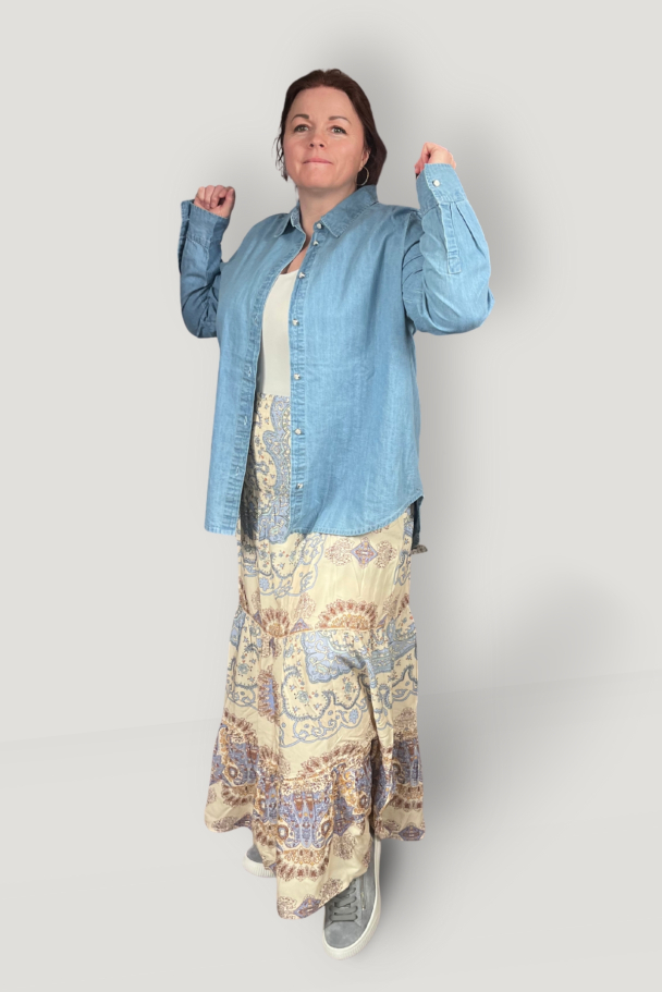 Marc Lauge Paisley smock skjørt - Image 2