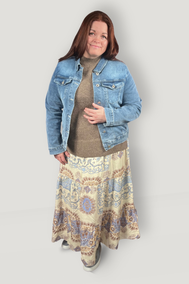 Marc Lauge Paisley smock skjørt - Image 3