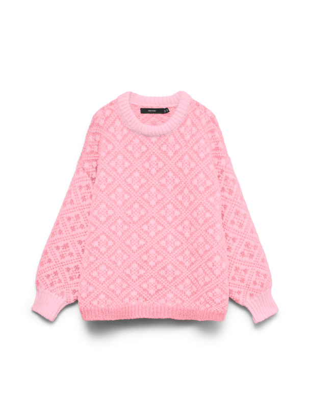 VMINGA LS O-NECK OVERSIZED PULLOVER REP