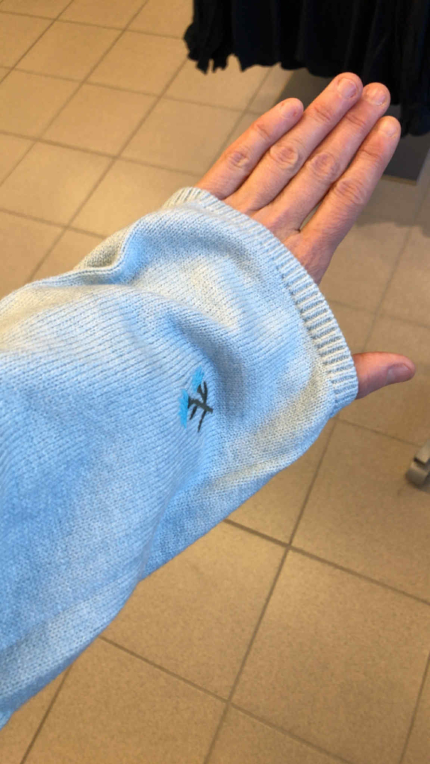 OBJThess wide sleeve pullover, blå - Image 4