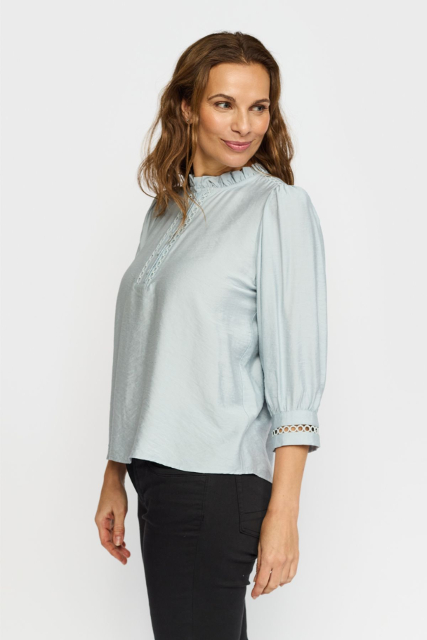 Eloha Bluse Lys Blå - Image 2