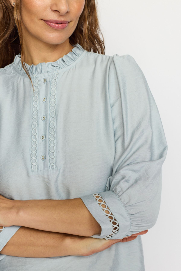 Eloha Bluse Lys Blå - Image 4