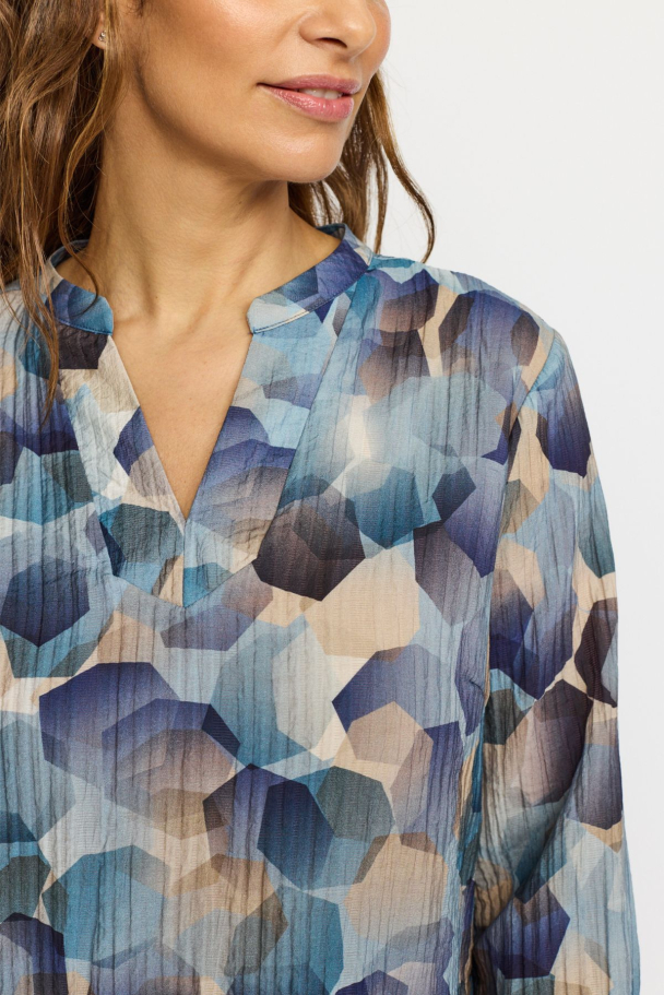 Vamoa Bluse Blå - Image 3