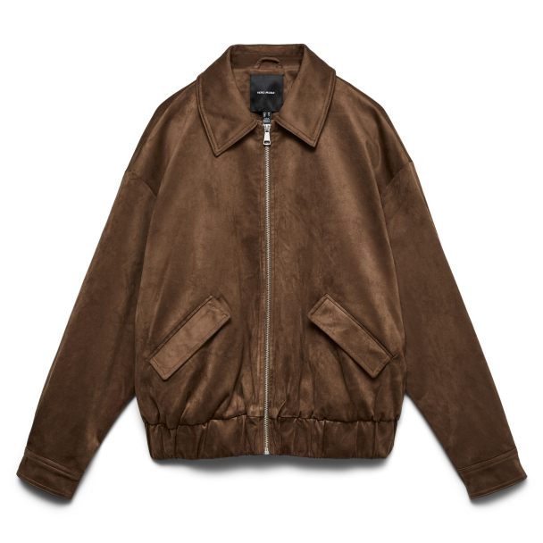 Salina Faux Suede Bomber Jacket  - Image 5
