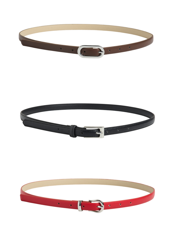 PCBENEDIKTE 3-PACK SLIM JEANS BELT - Image 1