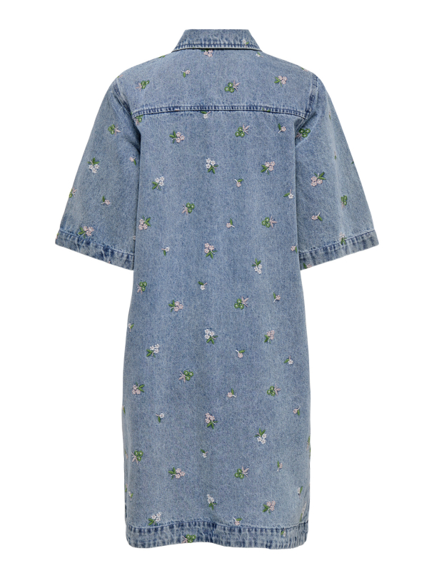 ONLVERA-BELLE S/S FLOWER DRESS DNM YOR - Image 2