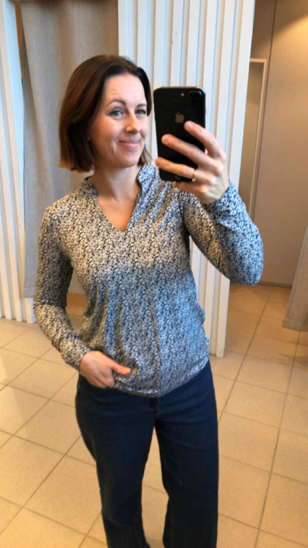 FRAmy bluse, navy - Image 1