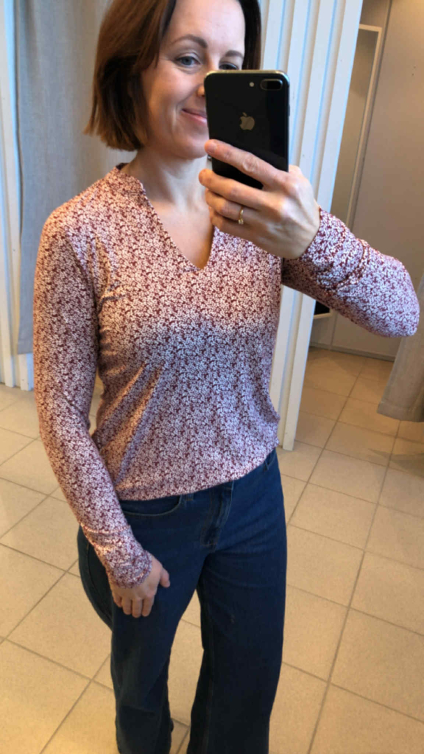 FRAmy bluse, rød - Image 4