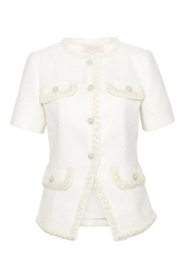 Abbot Top - White  - Image 3