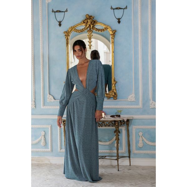 Mabel Maxi Dress - Turquoise 