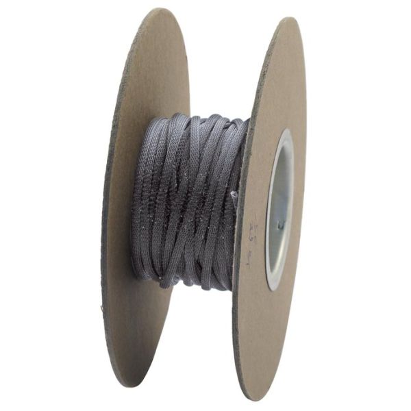  braided flex sleeving. Black, 1/8" (3.2mm)