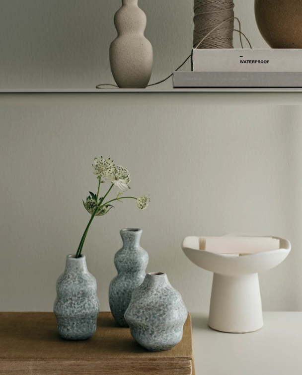 Stor Momo Lysholder Hvit  - Image 3