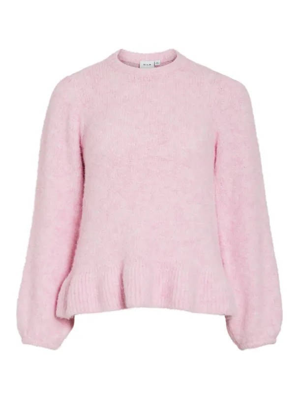 VIBows O-neck pullover, rosa - Image 1