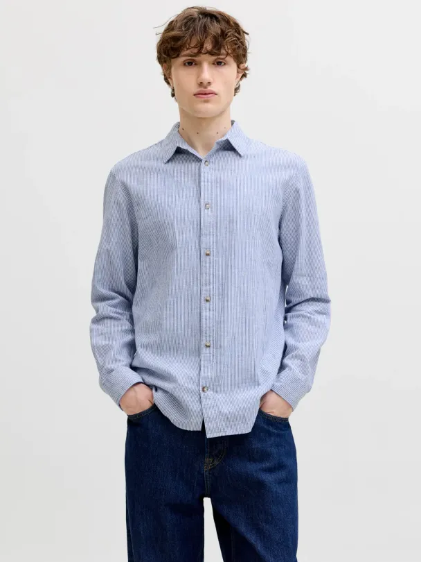 Summer Linen Blend Shirt - Image 3