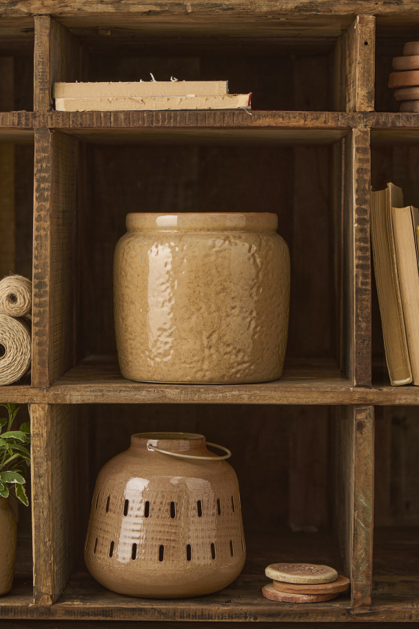 Terrakotta Potte L med kant - Image 3