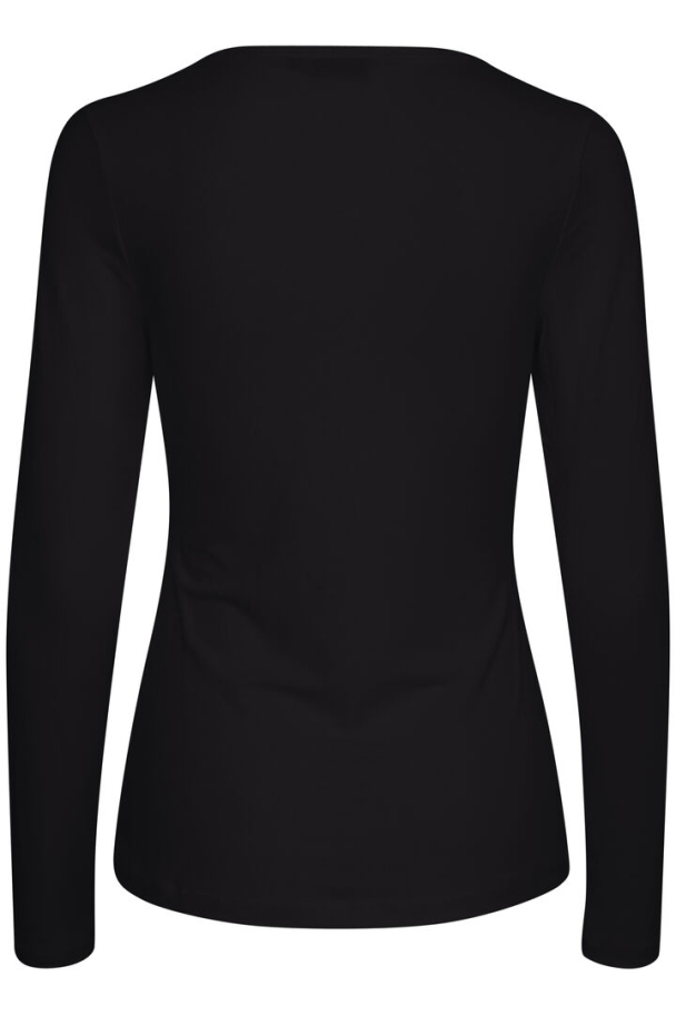 FRKasic langermet t-shirt, svart - Image 2