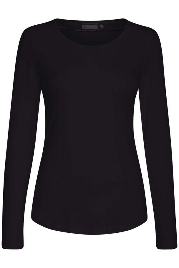 FRKasic langermet t-shirt, svart - Image 3