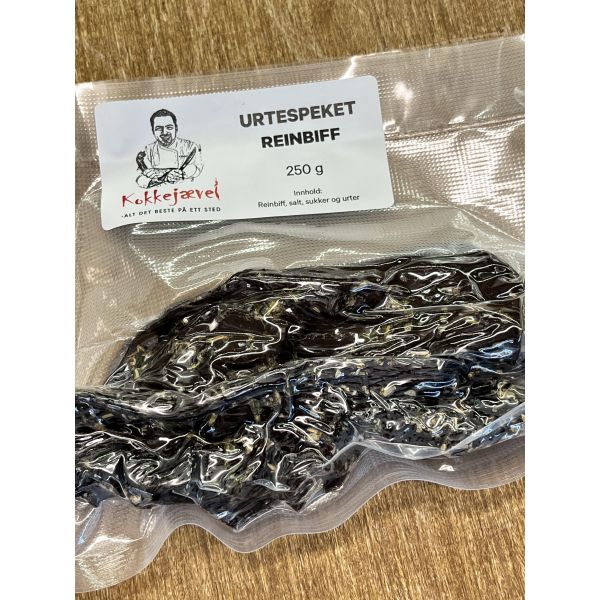 Urtespeket reinbiff 250 g