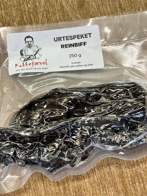Urtespeket reinbiff 250 g