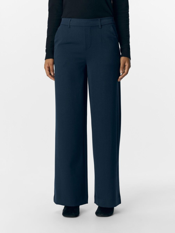 OBJLisa wide pants, blå - Image 3