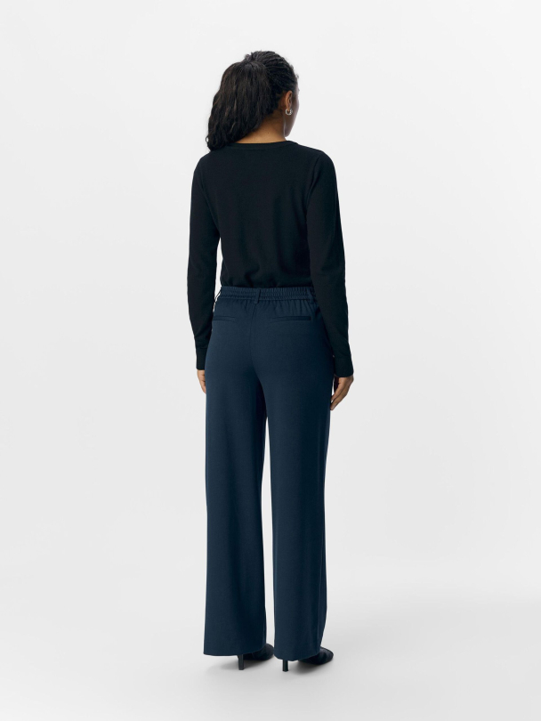 OBJLisa wide pants, blå - Image 4