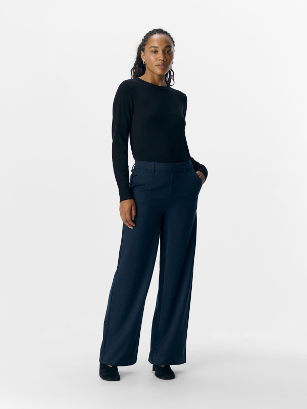 OBJLisa wide pants, blå - Image 1