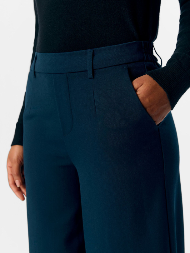 OBJLisa wide pants, blå - Image 6