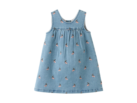 Deva Denim Spencer, Cherry - Lil' Atelier