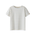 Kail T-shirt, Coconut Milk/Zen Blue - Lil' Atelier