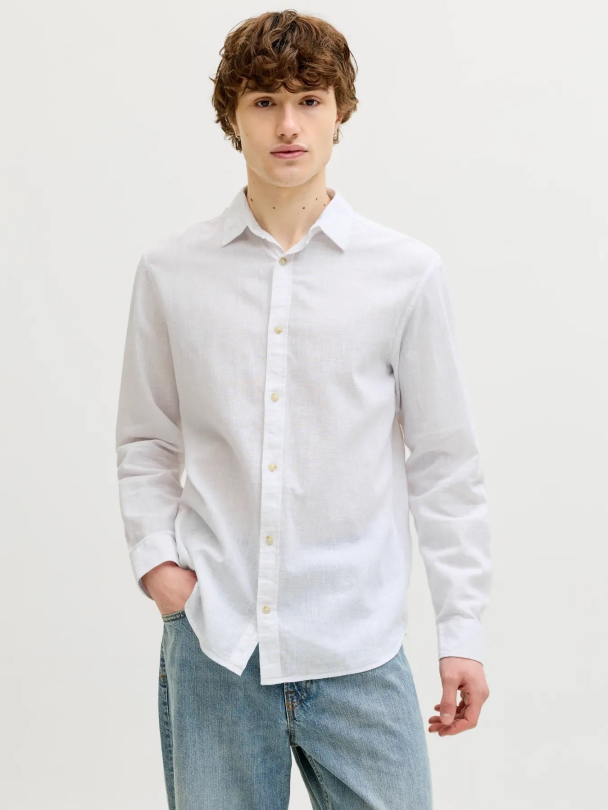 Summer Linen Blend Shirt - Image 5