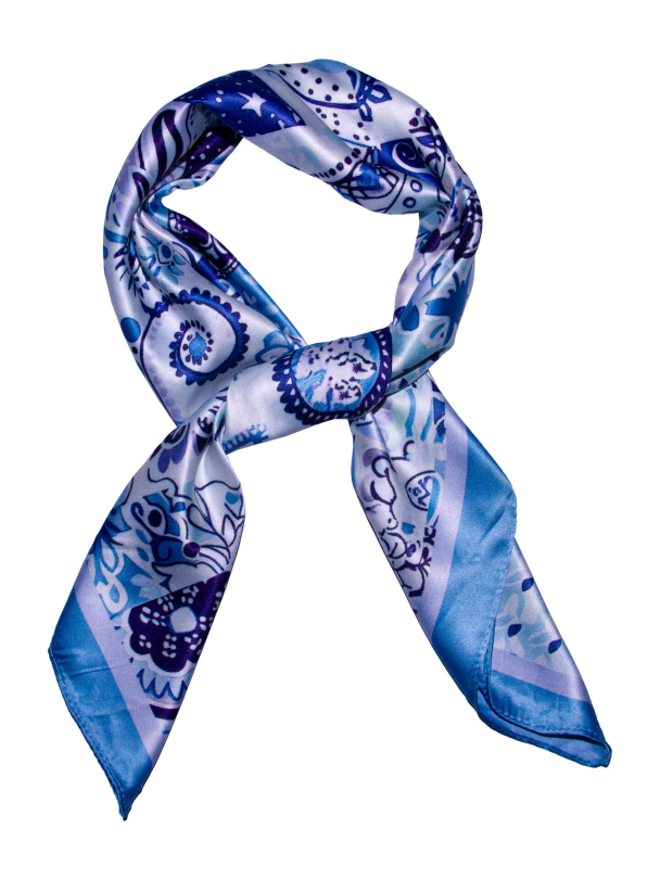 Skjerf Firkantet 772575 Blå - Image 1