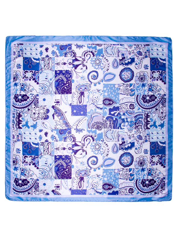 Skjerf Firkantet 772575 Blå - Image 2