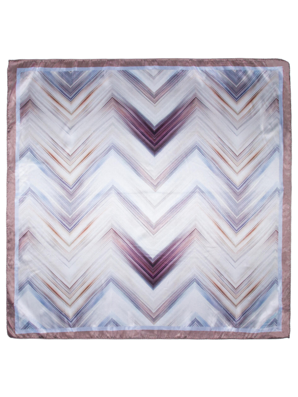 Skjerf Firkantet Zikzak 772412 Beige - Image 2