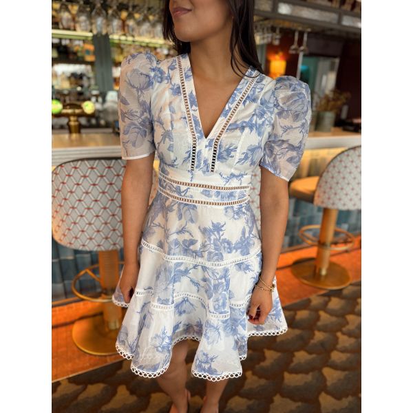 Emie Mini Dress - Bluebell Bliss