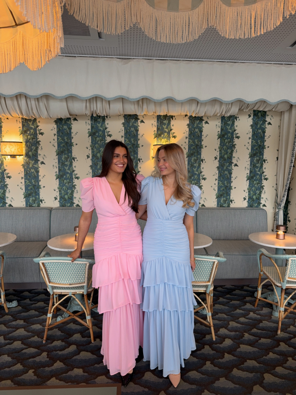Jenna Maxi Dress - Light Blue  - Image 4