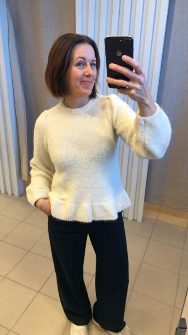 VIBows O-neck pullover, hvit - Image 3