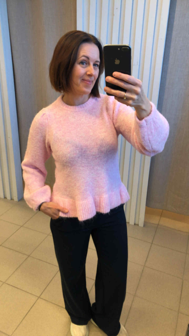 VIBows O-neck pullover, rosa - Image 3