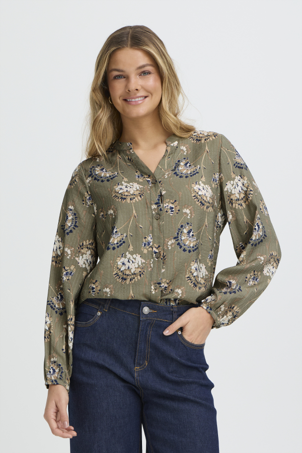 FRkalia Bluse Grønn - Image 1