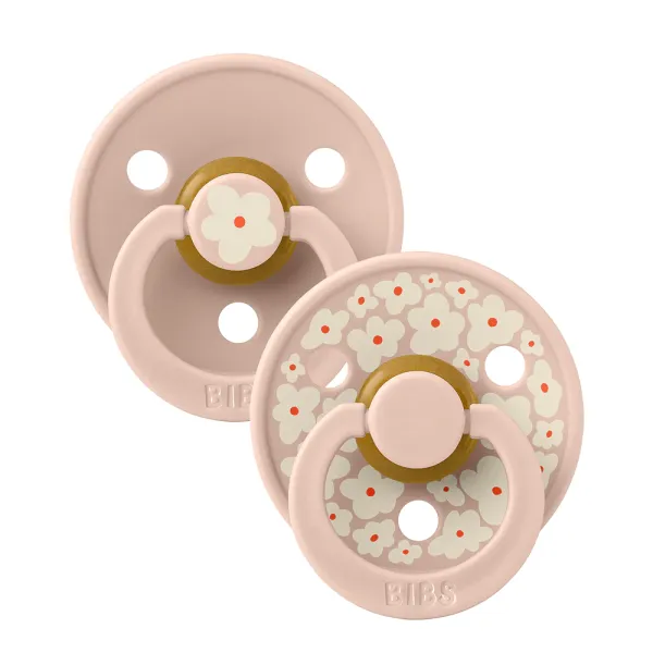 BIBS Colour str. 1 (0-6 mnd) - Naturgummi -  2 Pack