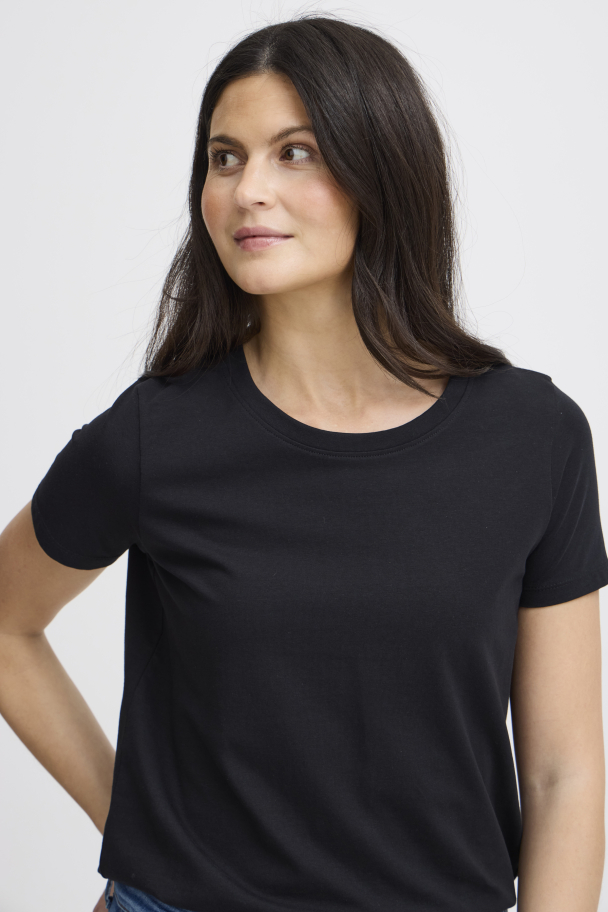 FRzashoulder T-skjorte Bomull Svart - Image 3