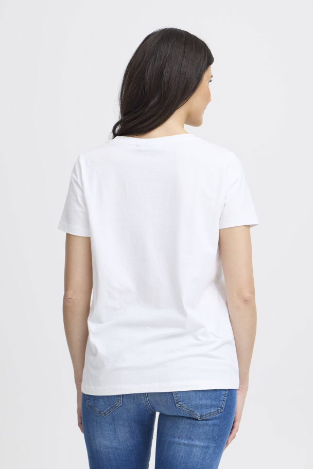 FRzashoulder T-skjorte Bomull Hvit - Image 3