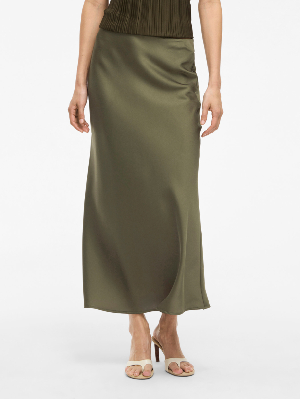 VIELLETTE HW MIDI SKIRT - NOOS Dusty Olive - Image 4
